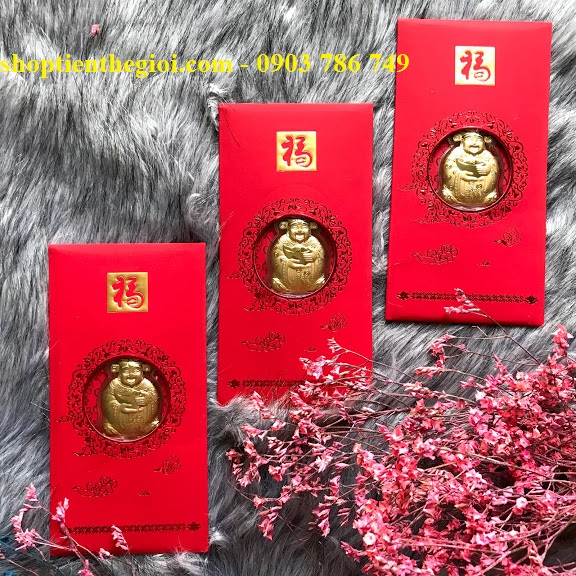 bao lì xì mạ vàng 24k 